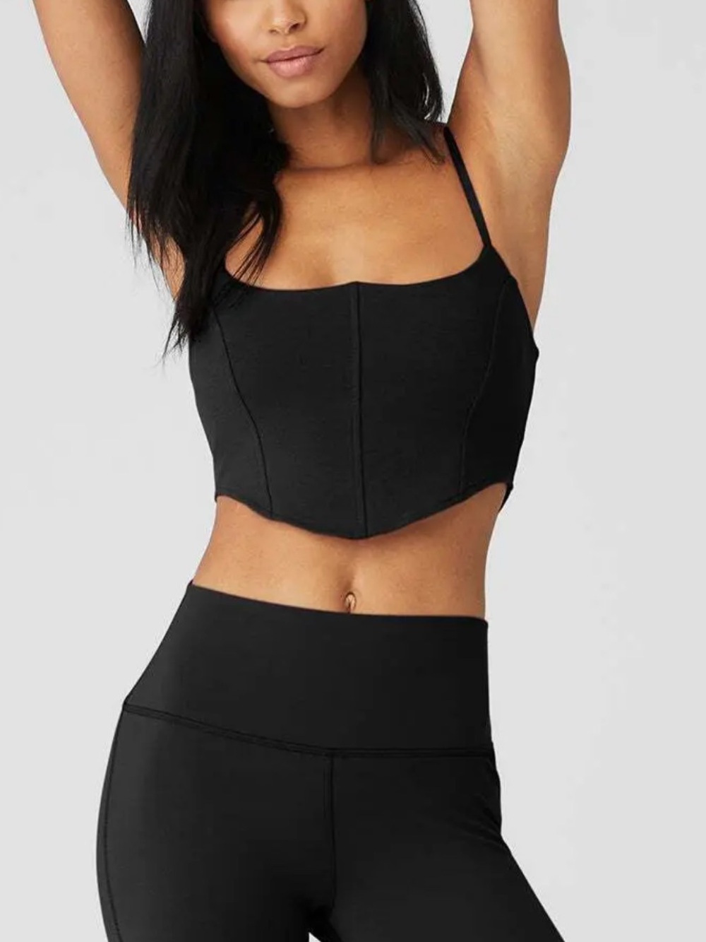 ALO YOGA Women’s Black Softsculpt Bra Tank Top